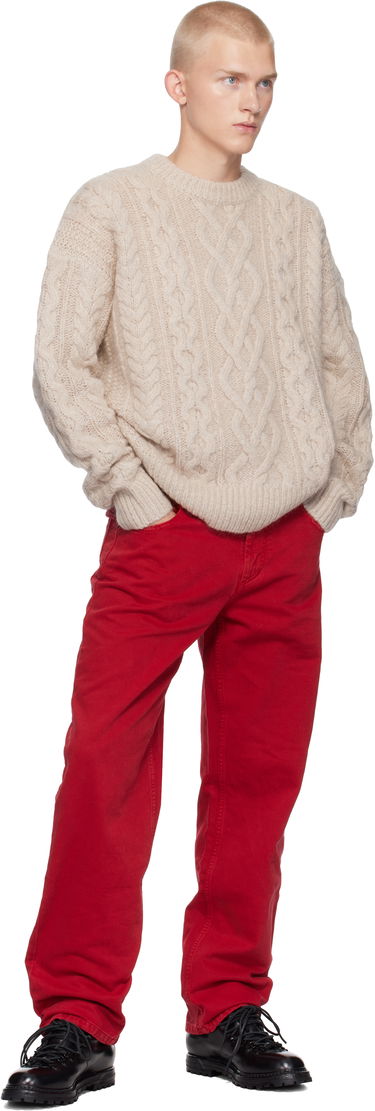 Sweater ISABEL MARANT Isabel Marant Erick Cable Knit Sweater Beige | PU0542HA-B3L07H, 3