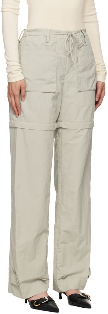 Byxor Helmut Lang Helmut Lang Convertible Utility Trousers Grön | O05HM201, 1