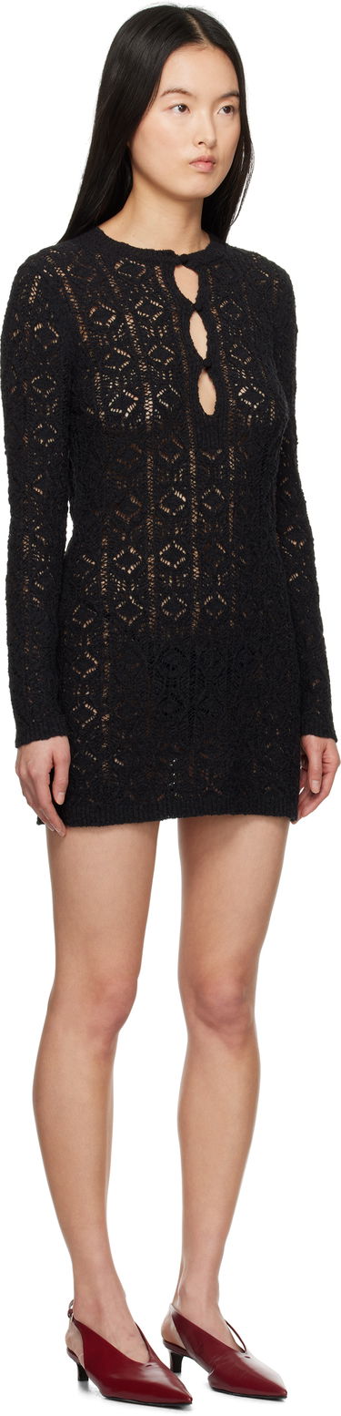 Klä Loulou de Saison Loulou de Saison Evan Knit Minidress Vit | EVAN, 4