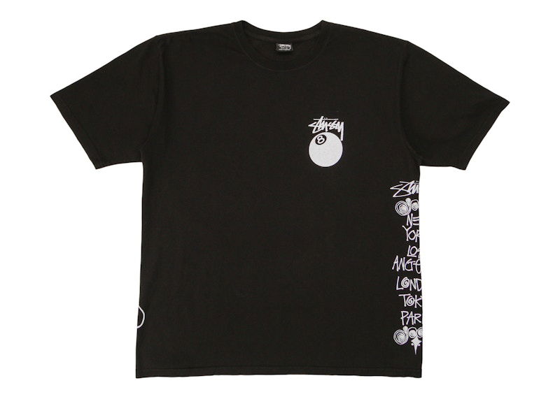 T-shirt Stüssy Stussy Pigment Dyed Graphic T-Shirt Svart | 1904915_BLAC
