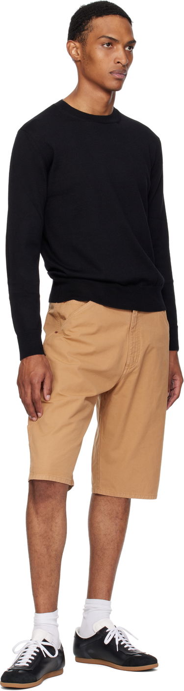 Sweater Maison Margiela MM6 Maison Margiela Elbow Patch Sweater Svart | SH0HL0032 M13133, 3
