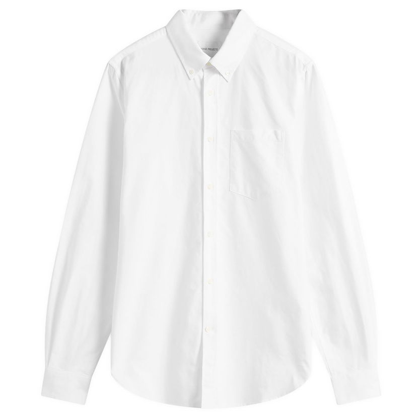 Skjorta NORSE PROJECTS Standard Oxford Shirt In White Vit | N40-0805-0001