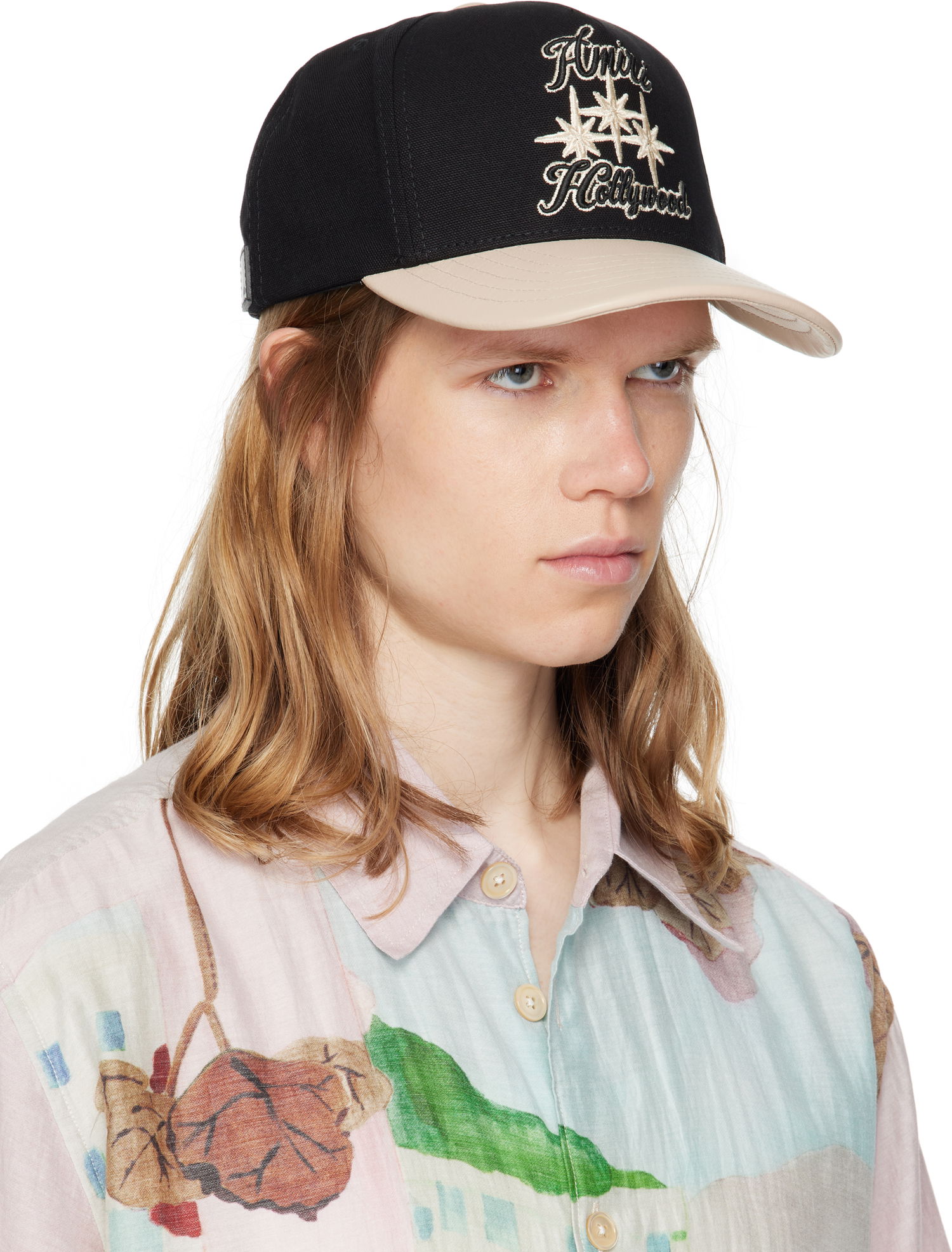 Keps AMIRI AMIRI Three Star Varsity Cap Beige | AMHACP1059, 1