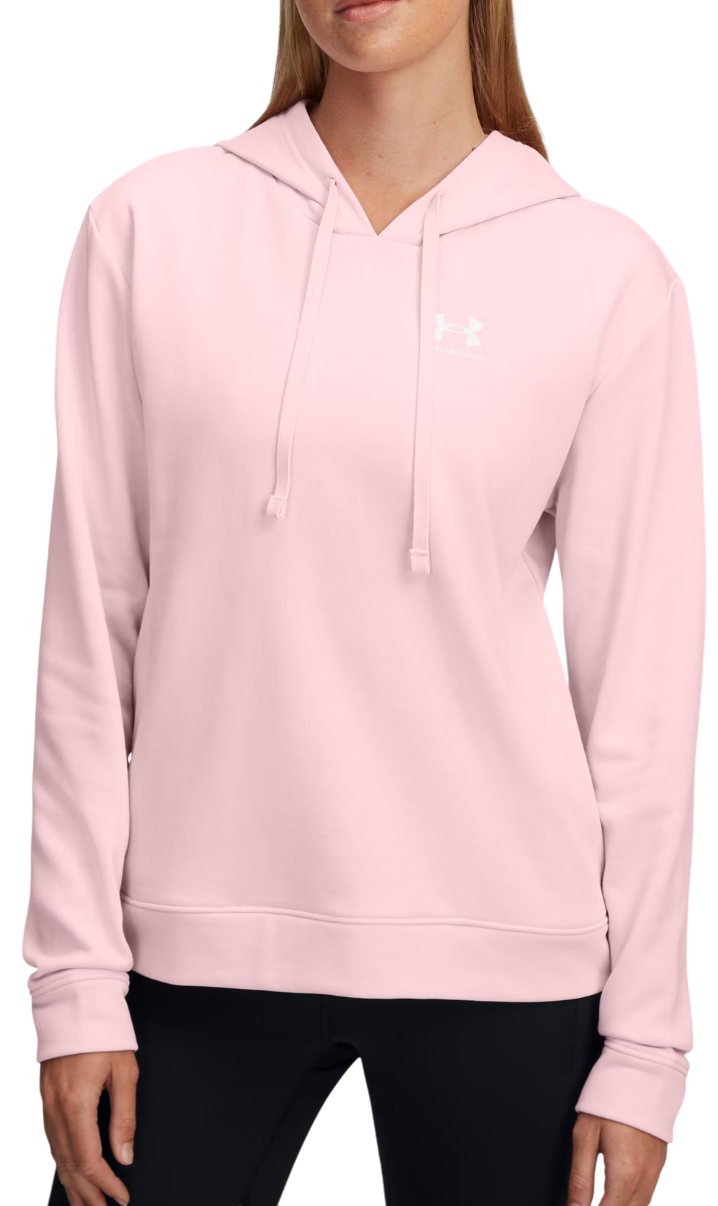Sweatshirt Under Armour Rival Terry Hoodie Rosa | 6005511-647