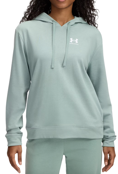 Sweatshirt Under Armour Under Armour Rival Terry Hoodie Grön | 6005511-348, 0
