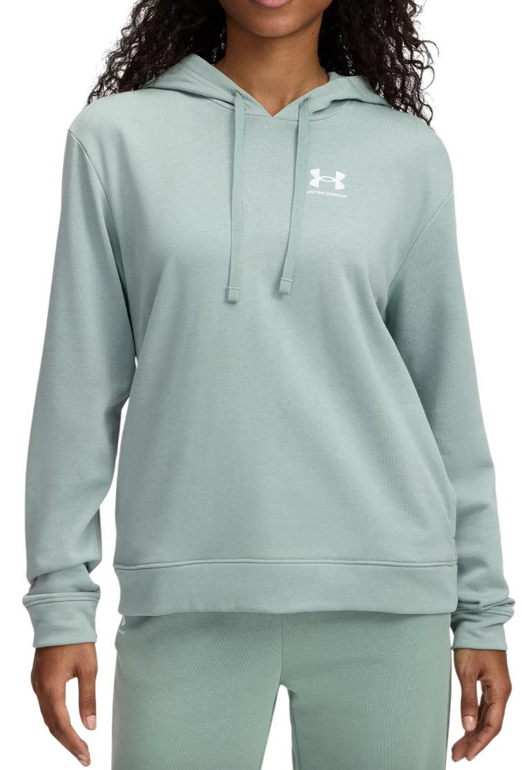 Sweatshirt Under Armour Under Armour Rival Terry Hoodie Grön | 6005511-348