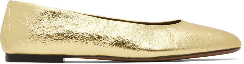 Skovård The Row The Row Square Ballerina Flats Metallisk | F1598-M39