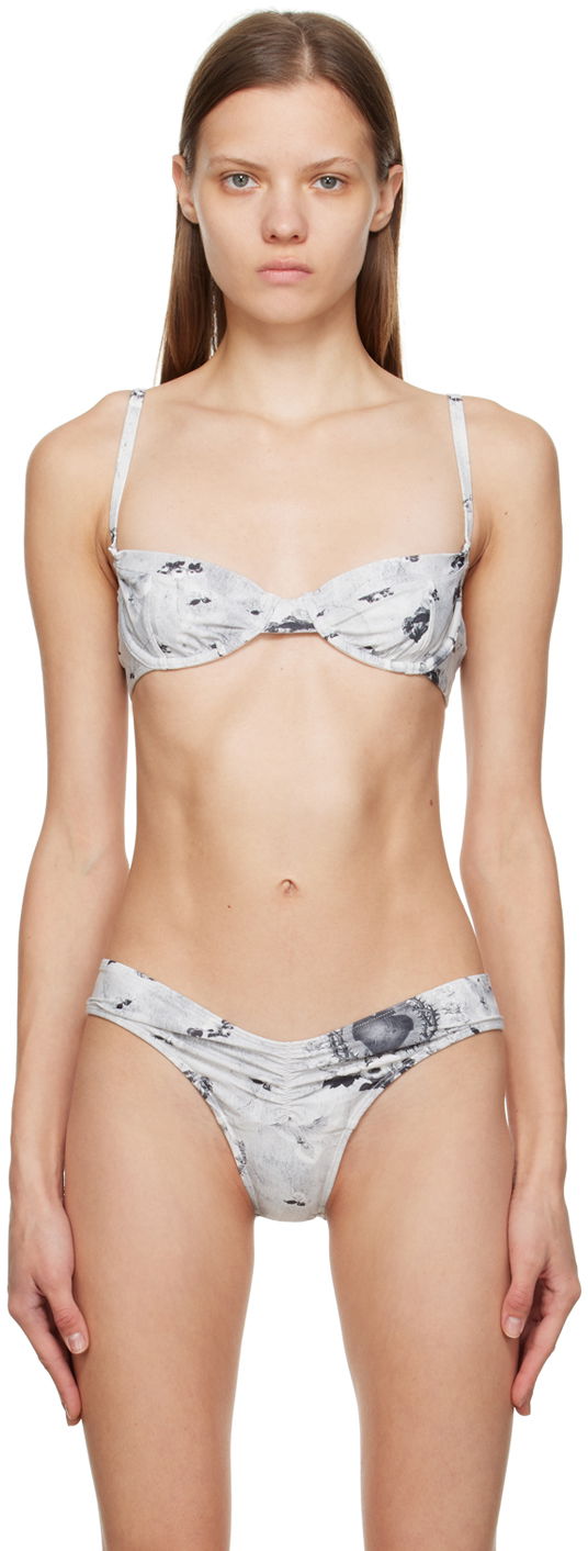 Badkläder Miaou Miaou Bambi Bikini Top Grå | 2008SWPAR
