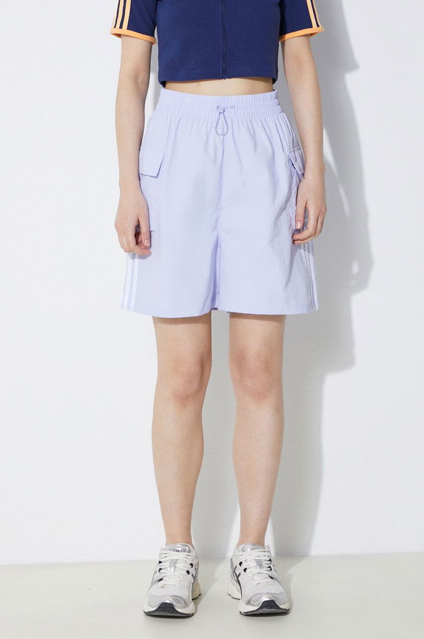 Shorts adidas Originals adidas Originals 3S Cargo High Waist Shorts Purpur | JH1075