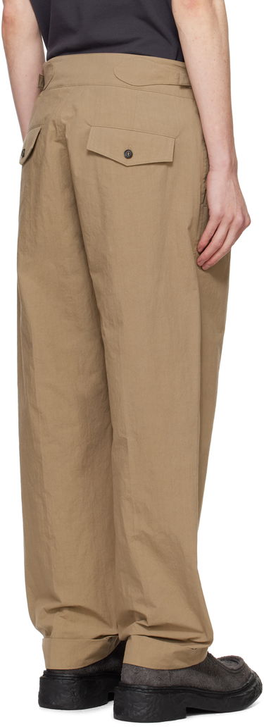 Byxor Craig Green Craig Green Double Pleat Trousers Brun | CGSS25CWOTRS80, 2