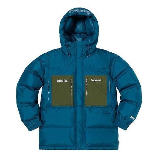 Pufferjacka Supreme 700-Fill Down Parka Blå | SUP-FW19-10865