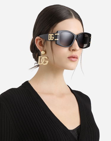 Solglasögon Dolce & Gabbana Dolce & Gabbana Dg Griffe Gradient Sunglasses Svart | VG4501VP18G9V000, 1