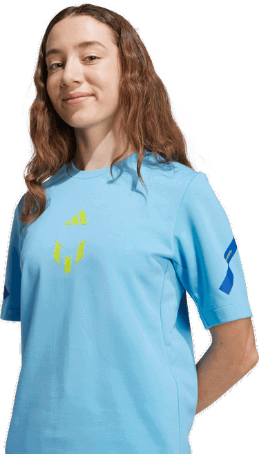 T-shirt adidas Performance MESSI ZNE T-Shirt Blå | KB2123, 3