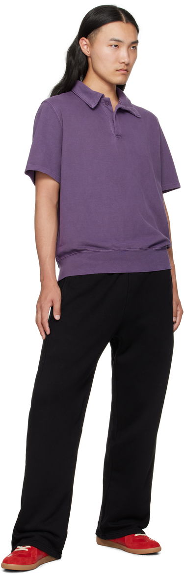 Polotröja LES TIEN Les Tien Piqué Banded Tennis Polo Purpur | PK-2070-PD, 3