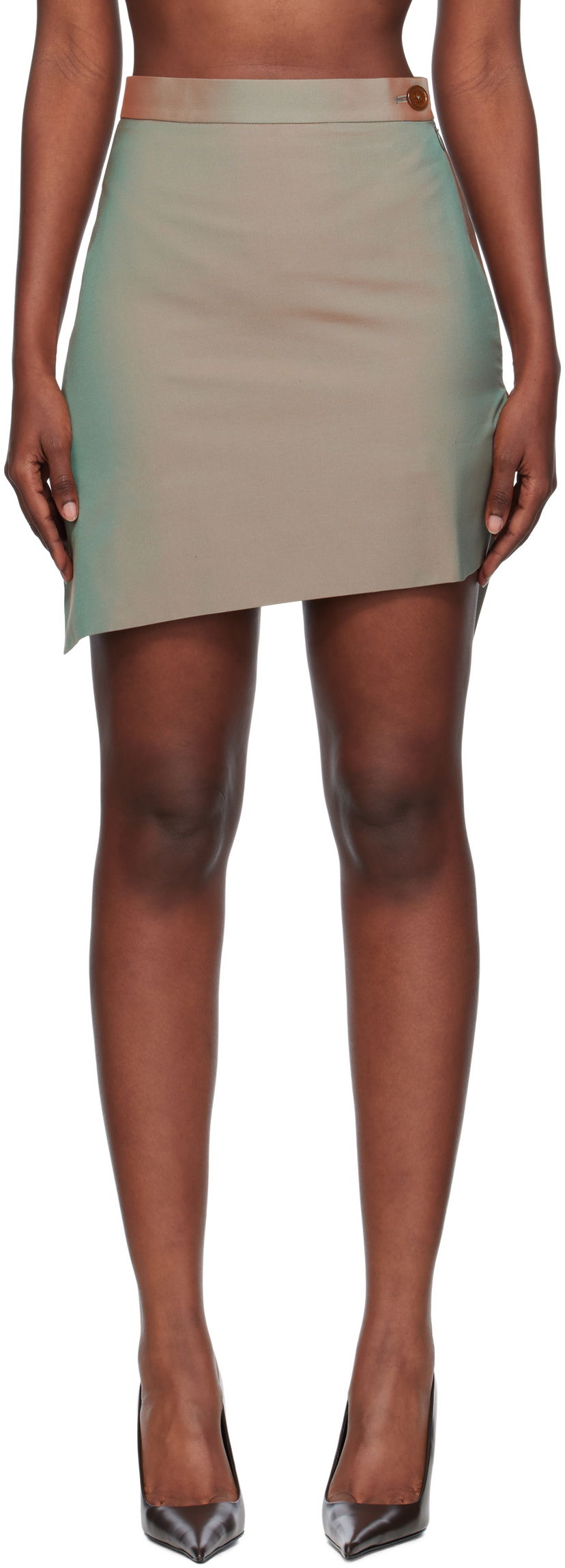Kjol Vivienne Westwood Vivienne Westwood Infinity Miniskirt Grön | 1K01002C-W0189-