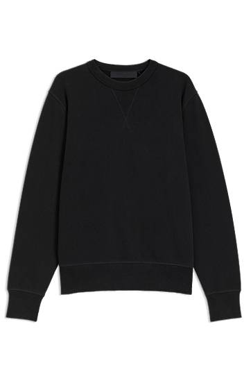 Sweater BOSS BECKHAM x BOSS Cotton Terry Sweatshirt Svart | 50549248