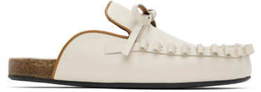 Kläder JW Anderson JW Anderson Ruffle Slip-on Loafers Vit | LF0068-LA0323, 0