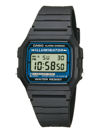 Klocka CASIO Collection Watches Svart | F-105W-1AWYEF