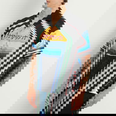 Skjorta Casablanca Casablanca Graphic Short Sleeve Shirt, Size Large Svart | MPF25-SH-003-06, 5