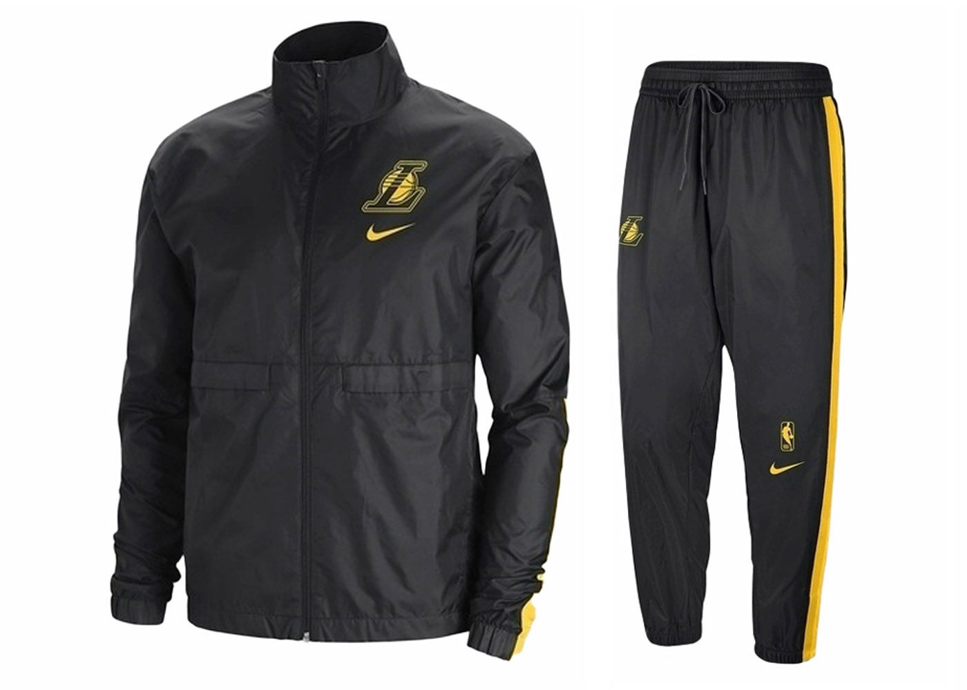 Träningsoverall Nike NBA Los Angeles Lakers Courtside Tracksuit Black Svart | DN4703-010, 0