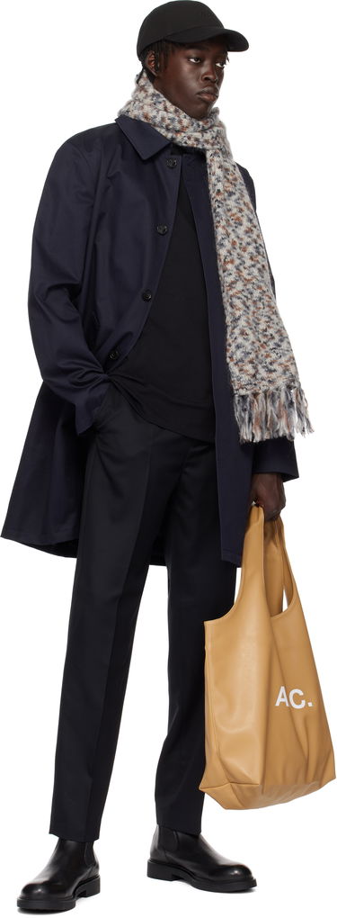 Halsduk A.P.C. Knitted Fringe Scarf Grå | WOAPE-M15207, 1