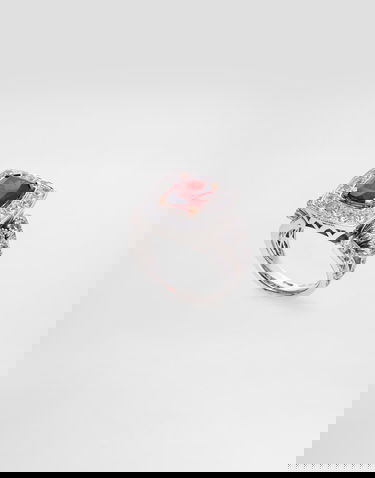 Ringa Dolce & Gabbana Dolce & Gabbana Eleganza Garnet and Sapphire Ring, 18K White and Rose Gold Röd | WRSA4GWGAR1W8266, 1