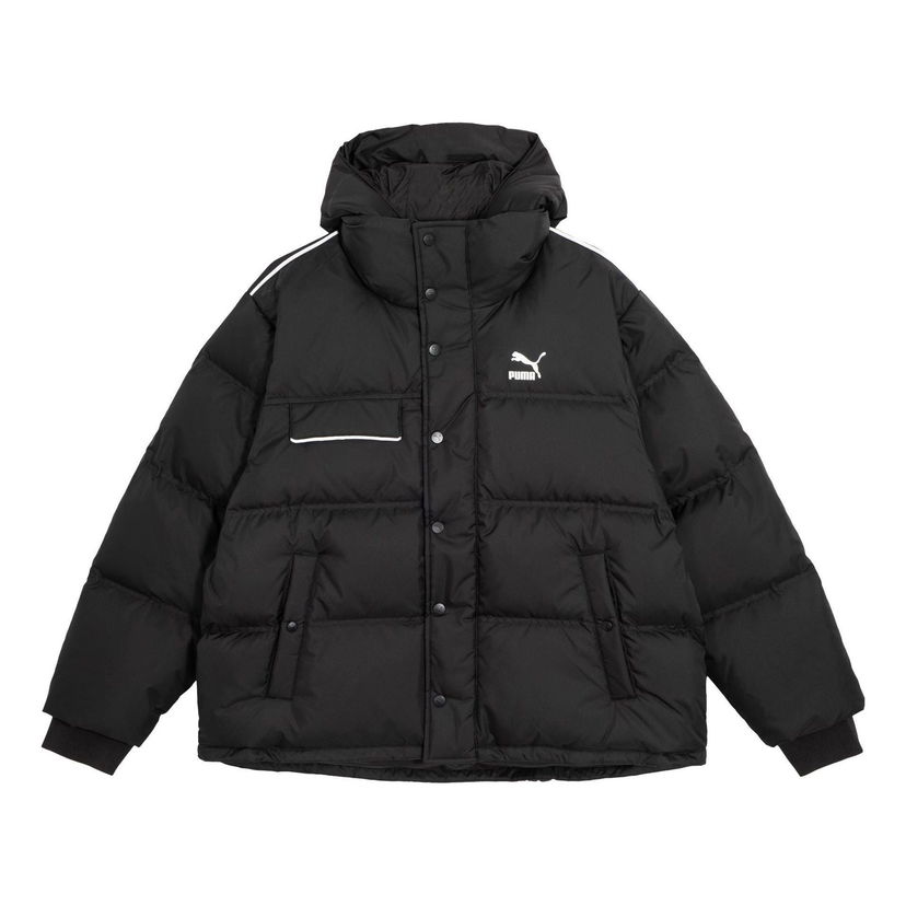 Pufferjacka Puma Winter Hooded Down Coat Svart | 539230-01