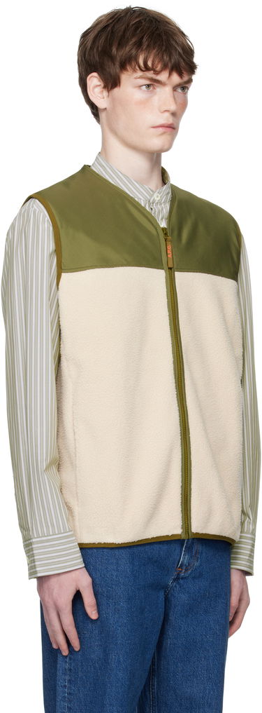 Väst A.P.C. A.P.C. Marty Fleece Vest Grön | PSAIF-H32022, 1