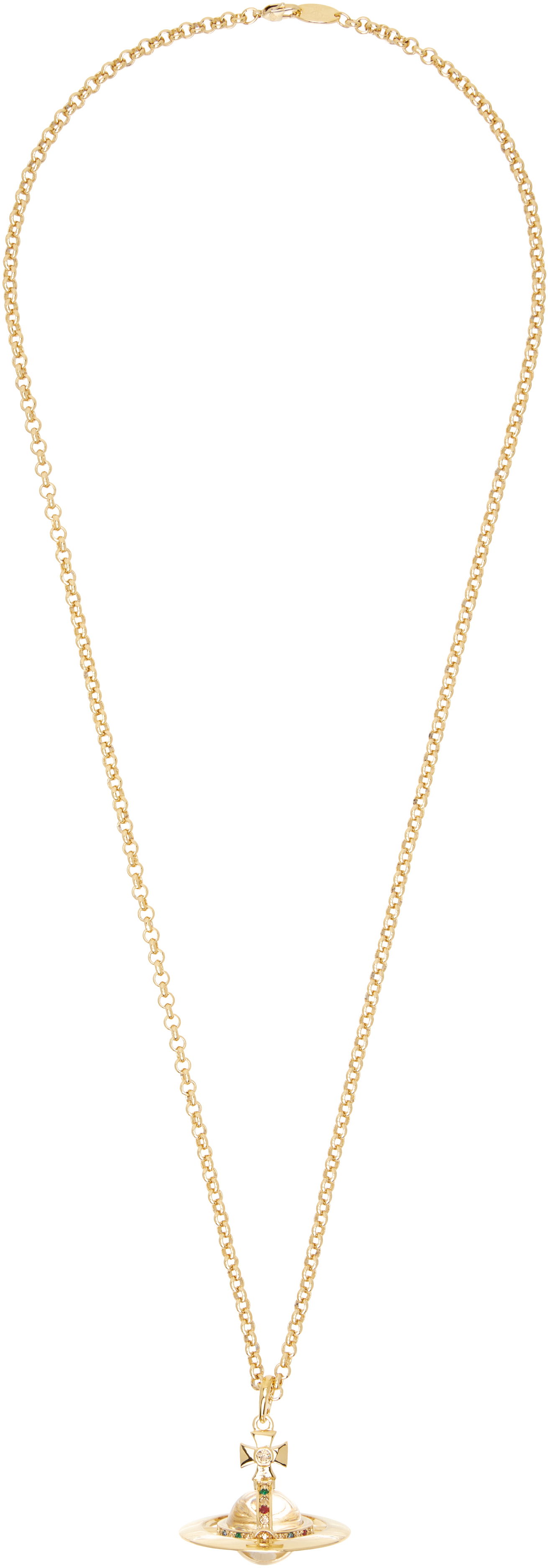 Halsband Vivienne Westwood Vivienne Westwood New Small Orb Pendant Necklace Gul | 63020096-02R001-CN, 0