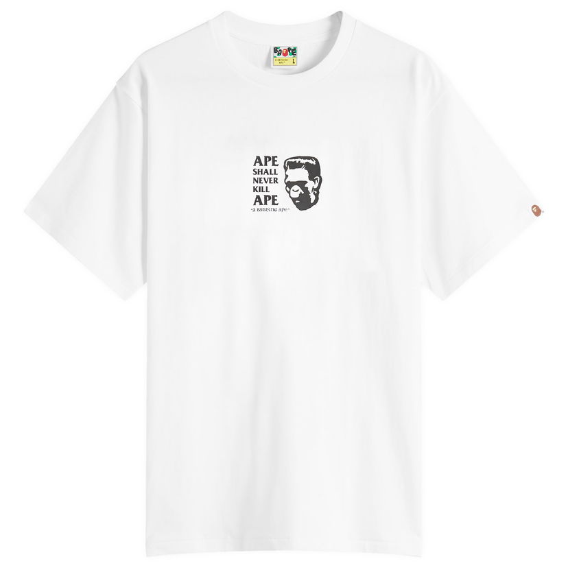 T-shirt BAPE A Bathing Ape Frankenstein Graphic T-Shirt Vit | 001TEL801338M-WHT
