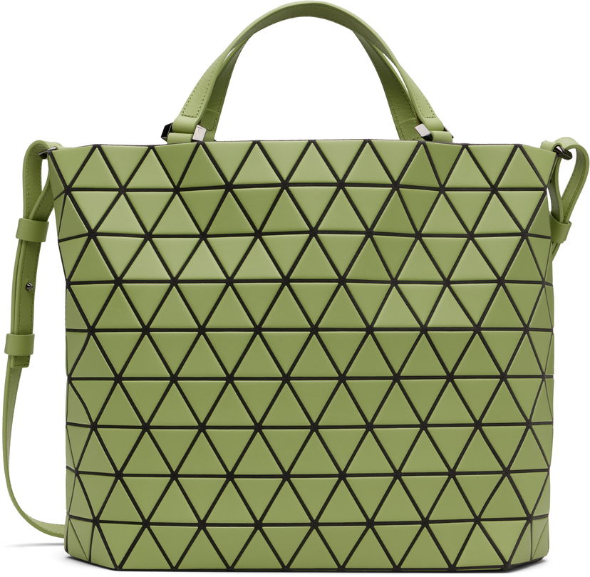 Tygpåse BAO BAO ISSEY MIYAKE BAO BAO Crystal Matte Geometric Tote Bag Grön | BB58AG311