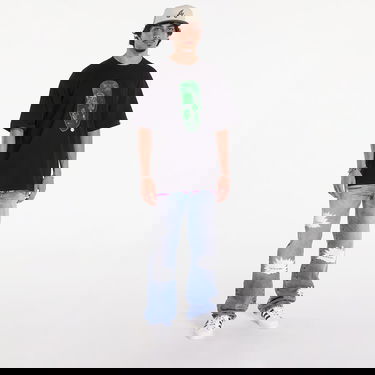 T-shirt BAPE A BATHING APE Spray Frankenstein Relaxed Fit Tee Svart | 001TEK301351MBLK, 2