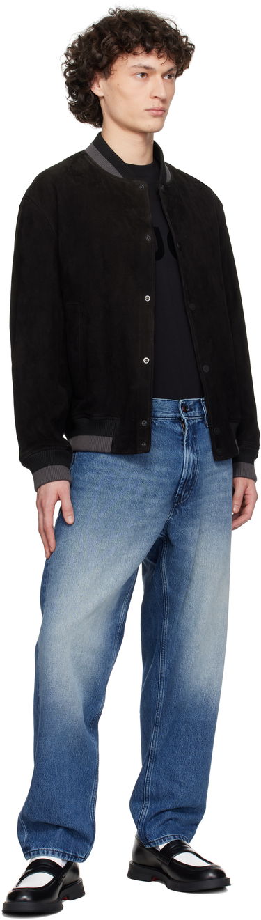 Jeans BOSS Hugo Relaxed Tapered-Fit Jeans Blå | 50537707, 3