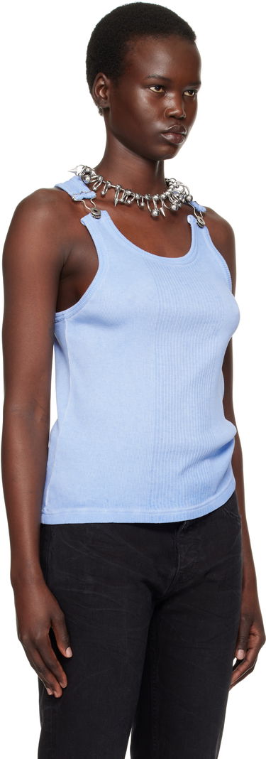 Linne Jean Paul Gaultier Jean Paul Gaultier 'The Straps' Tank Top Blå | 25/33-F-DB047-J054-52, 1