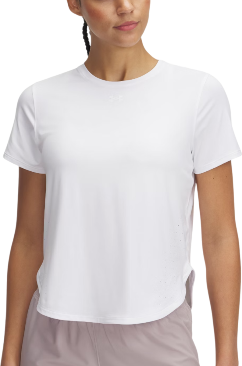 T-shirt Under Armour Under Armour Launch Elite Short Sleeve T-Shirt Vit | 1389564-100
