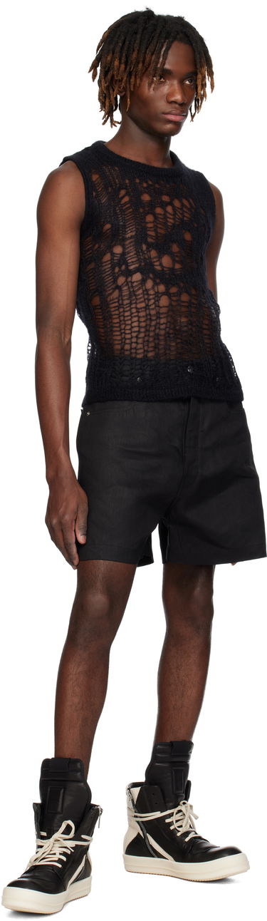 Sweater Rick Owens Rick Owens Hollywood Spider Sleeveless Sweater Svart | RU01E5605 KNETMH, 3