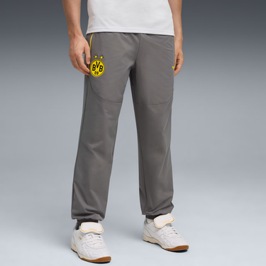 Byxor Puma Borussia Dortmund Tech Woven Pants Grå | 781699-21, 1