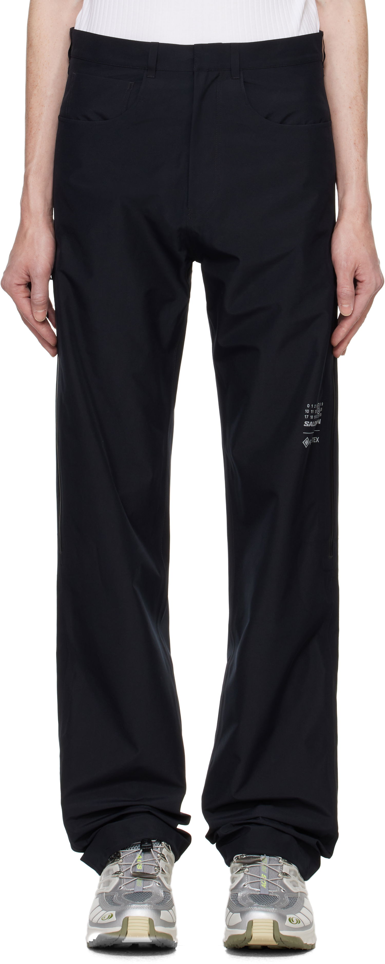 Byxor Maison Margiela Taffeta Trousers Svart | SH0LA0013 M35200, 0