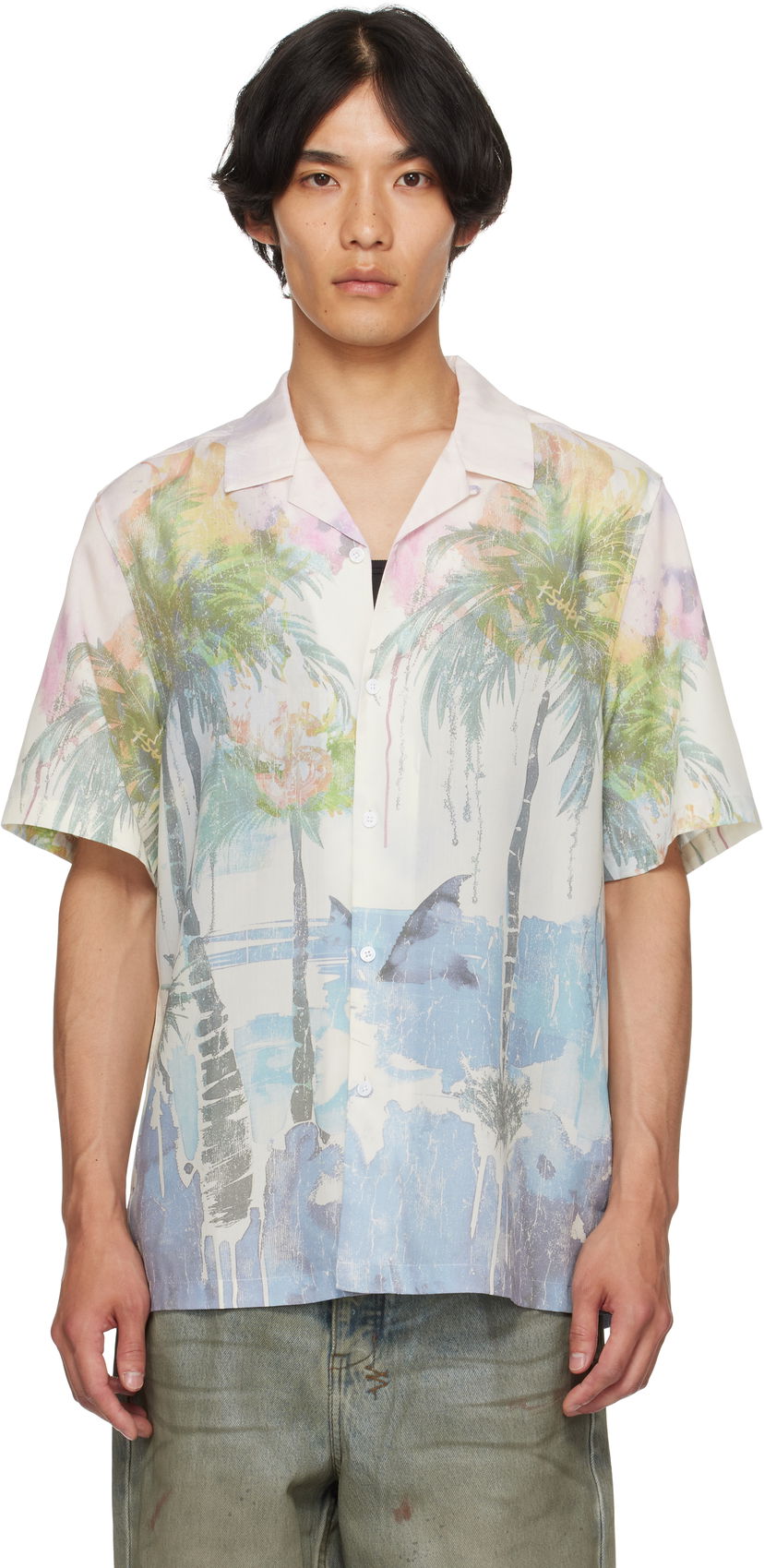 Skjorta Ksubi Ksubi Poolside Resort Shirt Vit | MPF25SH005