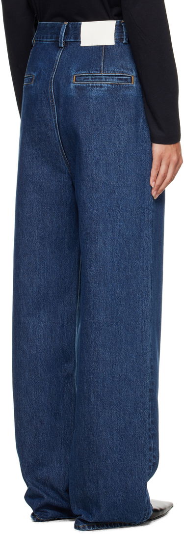 Jeans Loulou de Saison Loulou de Saison Attu Pleated Jeans Blå | ATTU LDS, 2