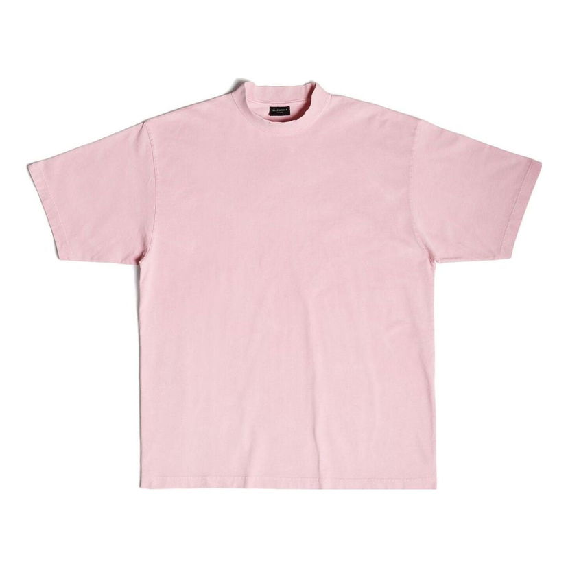 T-shirt Balenciaga Medium Fit T-Shirt Rosa | 739784TOVU83167