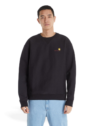 Sweatshirt Carhartt WIP American Script Svart | I025475.89XX