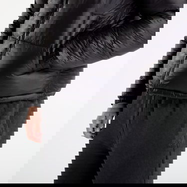 Pufferjacka Urban Classics Hooded Shiny Puffer Jacket Svart | TB7585-00007, 2