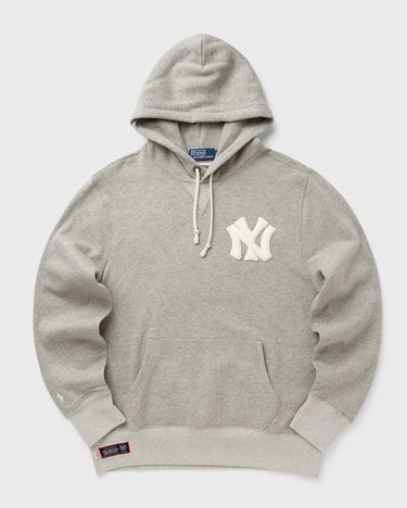 Sweatshirt Polo by Ralph Lauren Long Sleeve Hooded Sweatshirt with Waffle-Lined Hood and Kangaroo Pocket Grå | 710982812001, 0