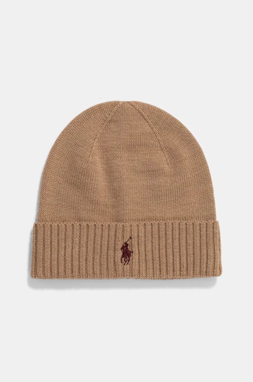 Halsduk Polo by Ralph Lauren Wool Hat and Scarf Set Brun | 710951146, 1