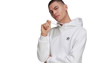 Sweatshirt adidas Originals Adicolor Essential Trefoil Hoodie Vit | H34649, 1