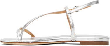 Skovård Aeyde Aeyde Ella Leather Toe-Post Sandals Metallisk | A11-FS-BERS8MFL-0121-920-007, 2