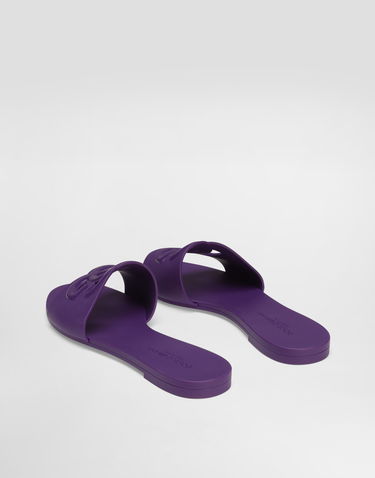 Tillbehör Dolce & Gabbana Dolce & Gabbana Rubber Slides Purpur | CW2215AN9948H438, 2