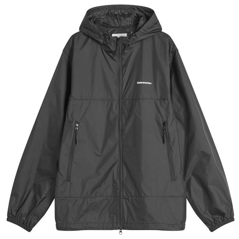 Vindjacka thisisneverthat thisisneverthat T-Light Hooded Jacket, Size Large Svart | TN250WOWLS02-BLK