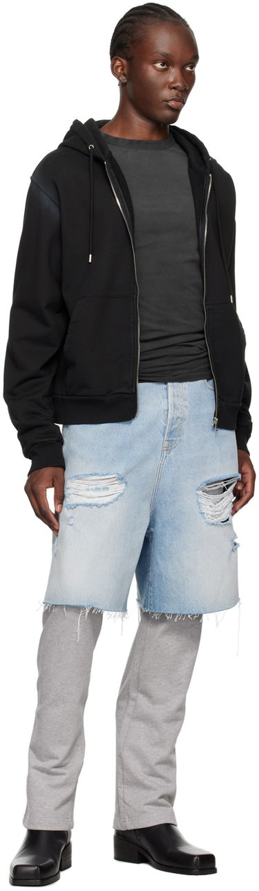 Sweatshirt We11done We11done Zip Hoodie Svart | WD-TJ2-24-812-U-BK, 3